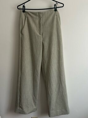 Dynamite Olive Green Wide-Leg Trousers
